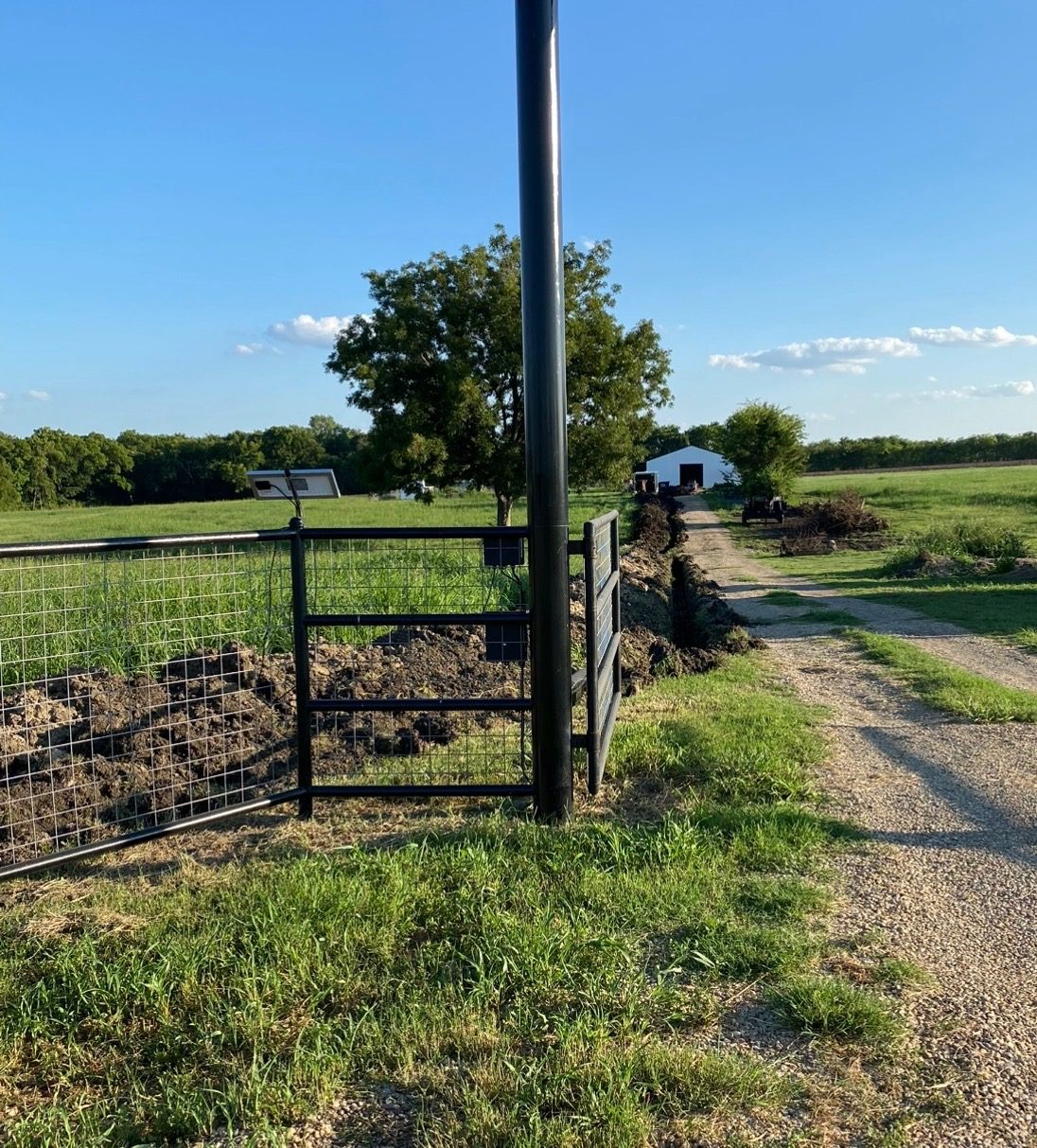 Trenching work